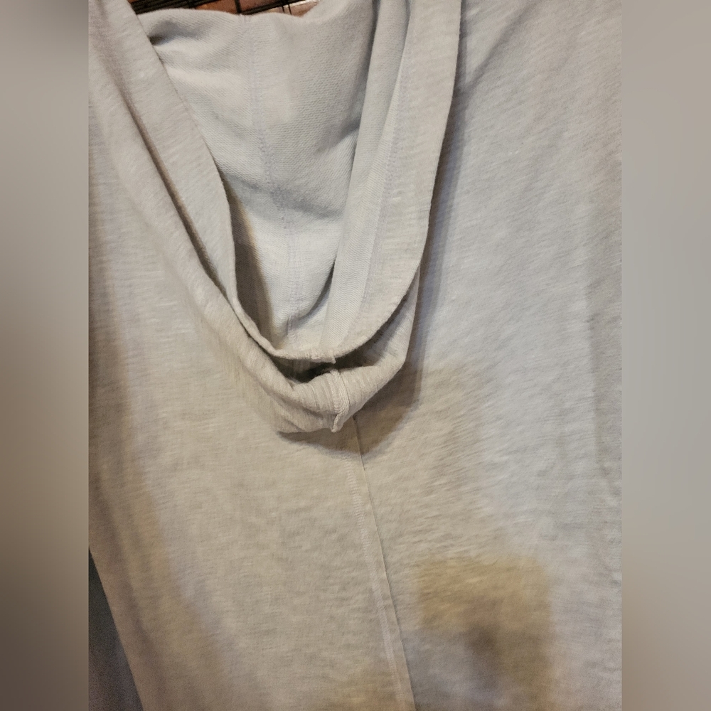 Mossimo Supply Co. Light Gray Lace-Up Hoodie - Picture 4 of 6